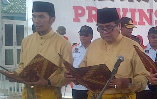 Pasangan calon HBA dan Edi Purwanto